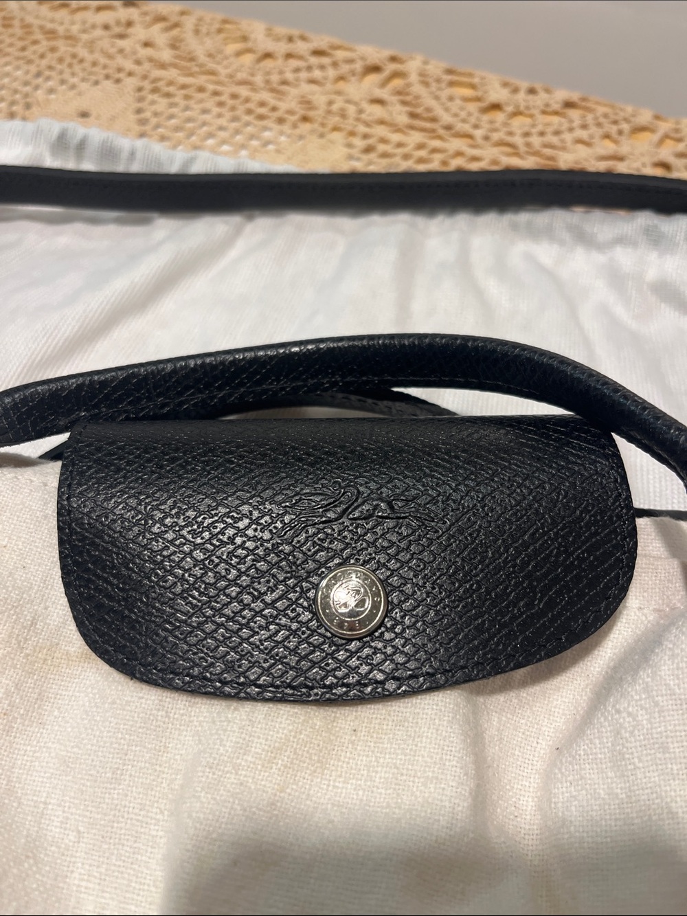Longchamp x Charvet Editions Le Pliage Torchon Limited Edition Tote - Picture 3 of 9